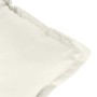 Cojines para banco jardín 2 uds tela crema melange 100x50x7 cm by , Cushions for chairs and sofas - Ref: Foro24-4002588, Pric...