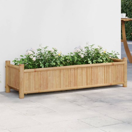 Bambus-Pflanzgefäß 100x30x25 cm von , Töpfe und Pflanzgefäße - Ref: Foro24-366461, Preis: 87,59 €, Rabatt: %