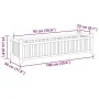 Jardinera de bambú 100x30x25 cm by , Pots and planters - Ref: Foro24-366461, Price: 85,21 €, Discount: %