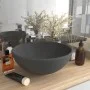 Matte dark gray round ceramic luxury washbasin 32.5x14 cm by vidaXL, Sinks - Ref: Foro24-146972, Price: 59,51 €, Discount: %