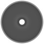 Lavabo de lujo redondo cerámica gris oscuro mate 32,5x14 cm de vidaXL, Lavabos - Ref: Foro24-146972, Precio: 60,56 €, Descuen...