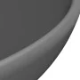 Matte dark gray round ceramic luxury washbasin 32.5x14 cm by vidaXL, Sinks - Ref: Foro24-146972, Price: 59,51 €, Discount: %