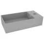 Light gray ceramic sink with overflow by vidaXL, Sinks - Ref: Foro24-146993, Price: 64,14 €, Discount: %