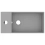 Lavabo con rebosadero cerámica gris claro de vidaXL, Lavabos - Ref: Foro24-146993, Precio: 64,14 €, Descuento: %
