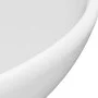 Lavabo de lujo redondo cerámica blanco mate 32,5x14 cm de vidaXL, Lavabos - Ref: Foro24-146965, Precio: 101,63 €, Descuento: %