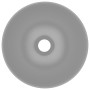 Light gray ceramic round bathroom sink by vidaXL, Sinks - Ref: Foro24-146982, Price: 51,81 €, Discount: %