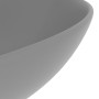 Light gray ceramic round bathroom sink by vidaXL, Sinks - Ref: Foro24-146982, Price: 51,81 €, Discount: %