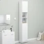 Badezimmerschrank aus weißem Sperrholz, 32 x 25,5 x 190 cm von vidaXL, Badezimmermöbel - Ref: Foro24-802876, Preis: 75,21 €, ...