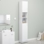 Badezimmerschrank aus weißem Sperrholz, 32 x 25,5 x 190 cm von vidaXL, Badezimmermöbel - Ref: Foro24-802876, Preis: 76,31 €, ...