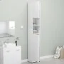 Badezimmerschrank aus weißem Sperrholz, 32 x 25,5 x 190 cm von vidaXL, Badezimmermöbel - Ref: Foro24-802876, Preis: 75,21 €, ...