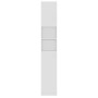 Badezimmerschrank aus weißem Sperrholz, 32 x 25,5 x 190 cm von vidaXL, Badezimmermöbel - Ref: Foro24-802876, Preis: 76,31 €, ...