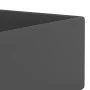 Dark gray ceramic sink with overflow by vidaXL, Sinks - Ref: Foro24-146994, Price: 60,44 €, Discount: %