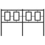 Cabecero de metal negro 140 cm de , Cabeceros y pies de cama - Ref: Foro24-374274, Precio: 51,29 €, Descuento: %