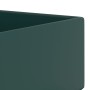 Dunkelgrünes Keramikwaschbecken mit Überlauf von vidaXL, Sinkt - Ref: Foro24-146992, Preis: 82,58 €, Rabatt: %