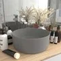 Matte light gray round ceramic luxury washbasin 40x15 cm by vidaXL, Sinks - Ref: Foro24-147015, Price: 67,84 €, Discount: %