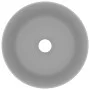 Matte light gray round ceramic luxury washbasin 40x15 cm by vidaXL, Sinks - Ref: Foro24-147015, Price: 67,84 €, Discount: %