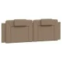 Cama con colchón cuero sintético capuchino 160x200 cm de , Camas y somieres - Ref: Foro24-3208807, Precio: 392,90 €, Descuent...