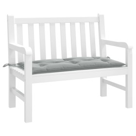 Gartenbankkissen aus hellgrauem Melangestoff 100x50x7 cm von , Kissen für Stühle und Sofas - Ref: Foro24-4002531, Preis: 22,0...