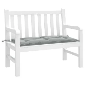 Gartenbankkissen aus hellgrauem Melangestoff 100x50x7 cm von , Kissen für Stühle und Sofas - Ref: Foro24-4002531, Preis: 21,6...