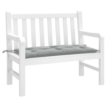 Gartenbankkissen aus hellgrauem Melangestoff 100x50x7 cm von , Kissen für Stühle und Sofas - Ref: Foro24-4002531, Preis: 22,0...
