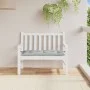 Garden bench cushion light gray melange fabric 100x50x7 cm by , Cushions for chairs and sofas - Ref: Foro24-4002531, Price: 2...