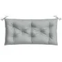 Garden bench cushion light gray melange fabric 100x50x7 cm by , Cushions for chairs and sofas - Ref: Foro24-4002531, Price: 2...