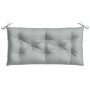 Gartenbankkissen aus hellgrauem Melangestoff 100x50x7 cm von , Kissen für Stühle und Sofas - Ref: Foro24-4002531, Preis: 22,0...