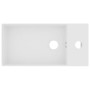 Lavabo con rebosadero cerámica blanco mate de vidaXL, Lavabos - Ref: Foro24-146987, Precio: 82,76 €, Descuento: %