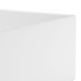 Lavabo con rebosadero cerámica blanco mate de vidaXL, Lavabos - Ref: Foro24-146987, Precio: 82,76 €, Descuento: %