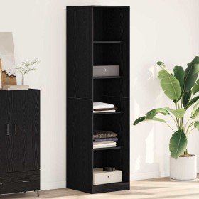 Armario Roble negro 50 x 50 x 200 cm Madera contrachapada