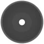 Luxury round dark gray matte ceramic sink 40x15 cm by vidaXL, Sinks - Ref: Foro24-147005, Price: 68,49 €, Discount: %