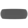 Luxury round dark gray matte ceramic sink 40x15 cm by vidaXL, Sinks - Ref: Foro24-147005, Price: 68,49 €, Discount: %