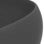 Luxury round dark gray matte ceramic sink 40x15 cm by vidaXL, Sinks - Ref: Foro24-147005, Price: 68,49 €, Discount: %