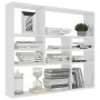 Weißes Wandregal aus Sperrholz, 90 x 16 x 78 cm von vidaXL, Regale und Regale - Ref: Foro24-802939, Preis: 49,76 €, Rabatt: %
