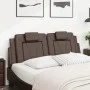 Gepolstertes Kopfteil aus braunem Kunstleder, 140 cm von , Kopf- und Fußteile - Ref: Foro24-374792, Preis: 56,25 €, Rabatt: %