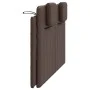 Gepolstertes Kopfteil aus braunem Kunstleder, 140 cm von , Kopf- und Fußteile - Ref: Foro24-374792, Preis: 56,25 €, Rabatt: %