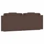 Brown synthetic leather padded headboard 140 cm by , Headboards and footboards - Ref: Foro24-374792, Price: 55,58 €, Discount: %
