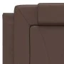 Gepolstertes Kopfteil aus braunem Kunstleder, 140 cm von , Kopf- und Fußteile - Ref: Foro24-374792, Preis: 56,25 €, Rabatt: %