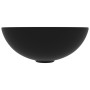 Round matte black ceramic bathroom sink by vidaXL, Sinks - Ref: Foro24-146986, Price: 65,40 €, Discount: %
