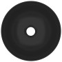 Round matte black ceramic bathroom sink by vidaXL, Sinks - Ref: Foro24-146986, Price: 65,40 €, Discount: %