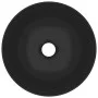 Round matte black ceramic bathroom sink by vidaXL, Sinks - Ref: Foro24-146986, Price: 64,29 €, Discount: %