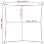 100% light gray oxford polyester sail awning 6x6 m by , Umbrellas - Ref: Foro24-4000406, Price: 104,08 €, Discount: %