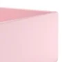 Matte pink ceramic sink with overflow by vidaXL, Sinks - Ref: Foro24-146988, Price: 91,32 €, Discount: %