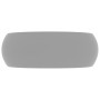 Lavabo de lujo redondo cerámica gris claro mate 40x15 cm de vidaXL, Lavabos - Ref: Foro24-147004, Precio: 80,30 €, Descuento: %