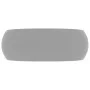 Matte light gray round ceramic luxury washbasin 40x15 cm by vidaXL, Sinks - Ref: Foro24-147004, Price: 59,83 €, Discount: %