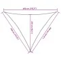 Segelmarkise aus Oxford-Polyester, 100 % Sand, 3,5 x 3,5 x 4,9 m von , Sonnenschirme - Ref: Foro24-4000936, Preis: 31,19 €, R...