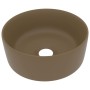 Luxuriöses rundes Waschbecken aus matter Keramik 40x15 cm von vidaXL, Sinkt - Ref: Foro24-147018, Preis: 71,77 €, Rabatt: %