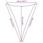 Toldo de vela poliéster oxford 100% arena 5x7x7 m de , Sombrillas - Ref: Foro24-4000943, Precio: 51,81 €