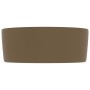 Luxuriöses rundes Waschbecken aus matter Keramik 40x15 cm von vidaXL, Sinkt - Ref: Foro24-147018, Preis: 71,77 €, Rabatt: %