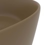 Luxuriöses rundes Waschbecken aus matter Keramik 40x15 cm von vidaXL, Sinkt - Ref: Foro24-147018, Preis: 71,77 €, Rabatt: %